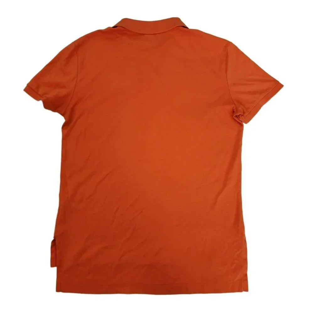 POLO Ralph Lauren Men's‎ PIMA Soft Touch Short Sleeve Polo Shirt Orange Small